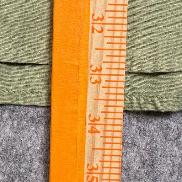 Orvis Buzz Off Insect Shield Repellent Long Sleeve Shirt Large Olive Green - Picture 5 of 8